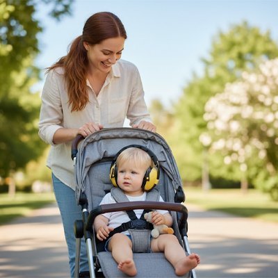 Casque anti bruit bébé | Protection Confort - Doux Bebe Shop