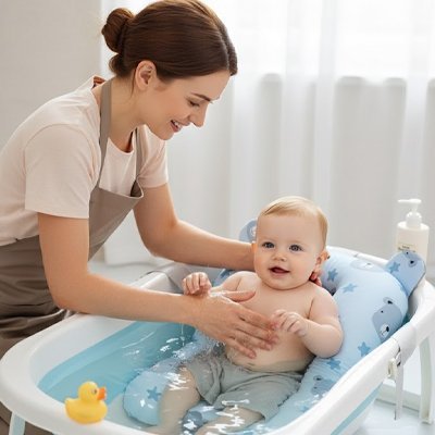 Coussin de baignoire pour bébé | SécurConfort - Doux Bebe Shop