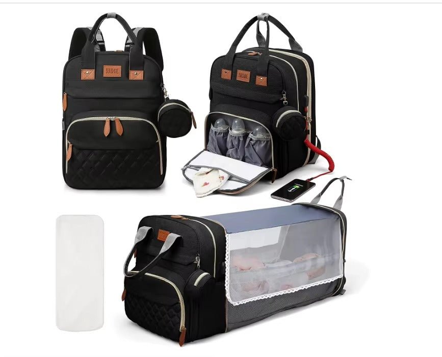 Sac a langer bebe | 3 en 1 multifonctions - pratique et élégant - Doux Bebe Shop
