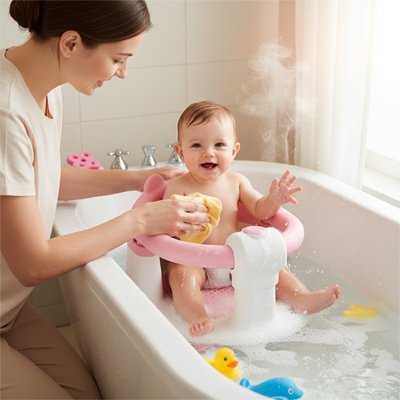 Siège de bain bébé | Ergonomique Antidérapant - Doux Bebe Shop