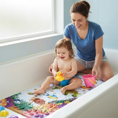 Tapis de bain pour bébé | Antidérapant Sécuritaire - Doux Bebe Shop